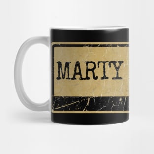 Aliska, text black retro - Marty Robbins Mug